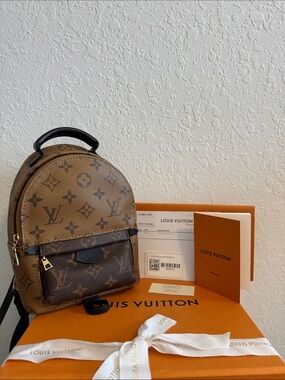 Louis Vuitton Palm Springs Mini Backpack in Reverse Monogram